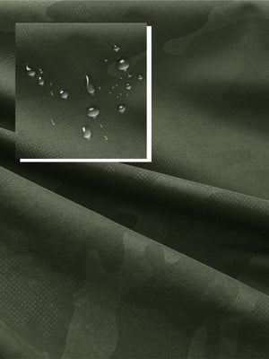 Sudaderas con capucha Q-Zip de manga corta en relieve resistentes al agua