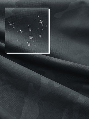 Sudaderas con capucha Q-Zip de manga corta en relieve resistentes al agua