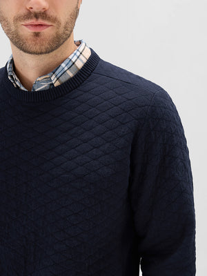 100% Cotton Knit Crew Neck Sweatshirt