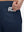 Back zipper pocket detail of navy superion softness mesh joggers with zipper pockets