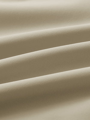 Fabric detail of Performance tapered sports joggers with smooth stretch feel in khaki