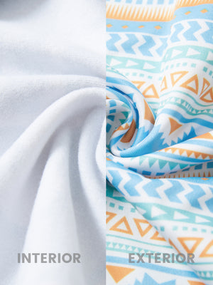 Trendy Print Fleece Hoodies