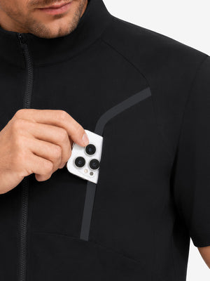 Lightweight UPF50+ Short Sleeve Golf Vests Jacket