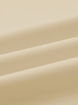Close-up of fabric on water repellent 8 pockets pants, showing texture and finish in light khaki
