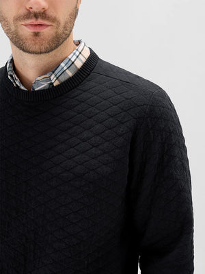100% Cotton Knit Crew Neck Sweater