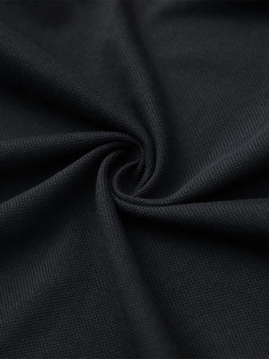 Cotton Blend Pique Plain Shirt