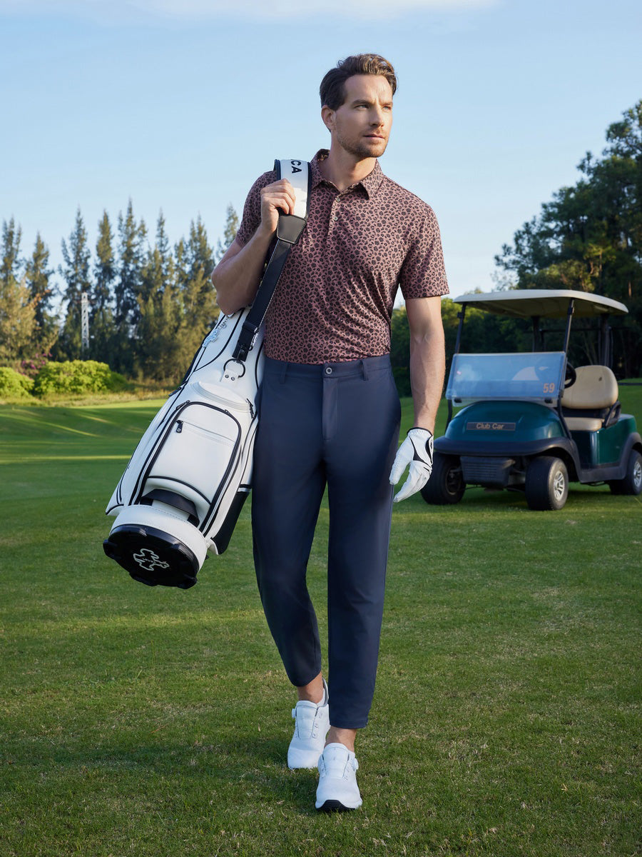 Popular Heather Print Polo