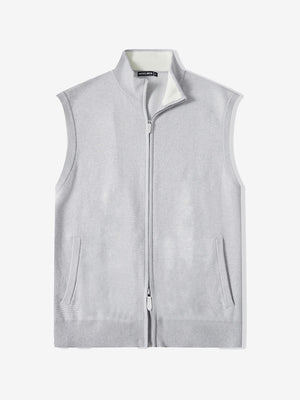 Luxury Wool Blend Warm Full Zip Vests