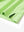Close-up of the hem vent on the turquoise green ventilated pique performance polo, showing the side split for movement