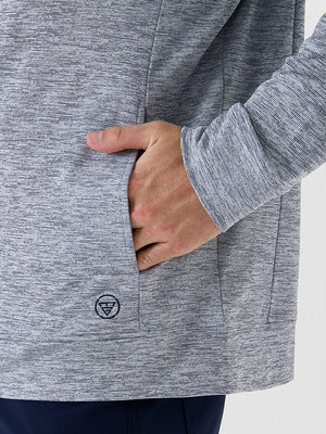 Texture Fleece Lined Golf Hooded Jacket