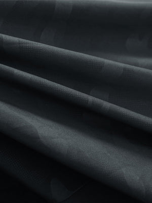Water-Resistant Embossed Short Sleeve Q-Zip Hoodies