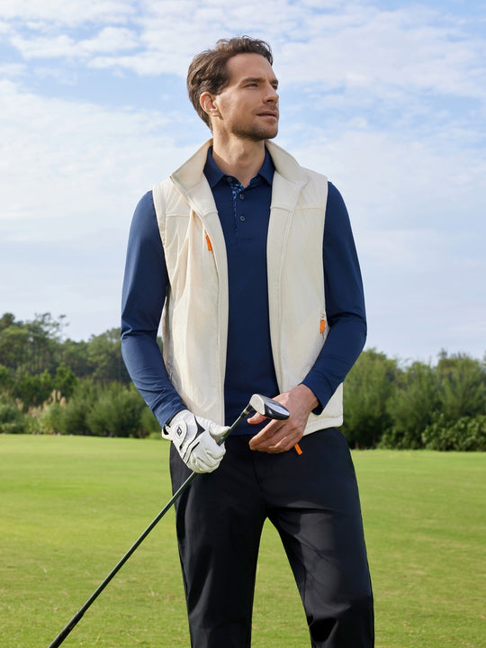 Windproof Fleece Reversible Golf Vest