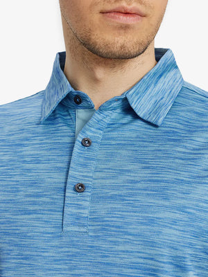 Loading In Image Front cropped shot from nose to chest in CLASSIC BLUE HEATHER Cool ...