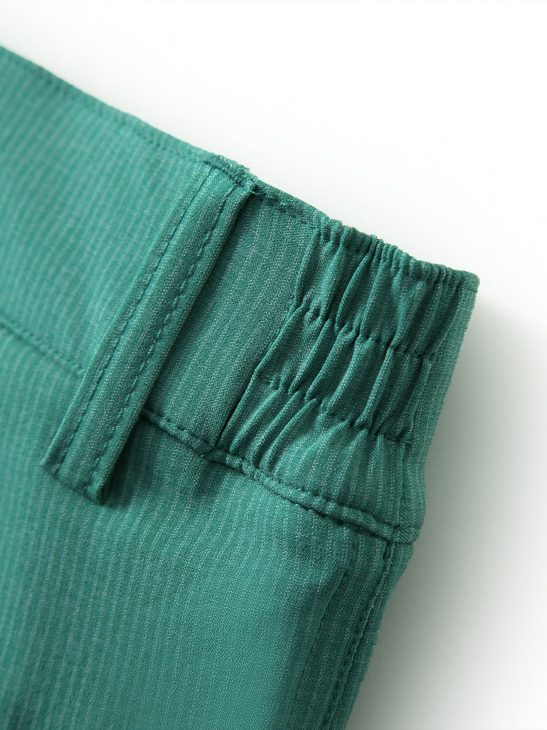 10" Inseam Striped Golf Shorts-Sea Green