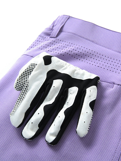 Men's Golf Shorts Casual 10'' Inseam Stretch Waist Lightweight Striped Flat Front Quick Dry Hybrid Flex Shorts for Men