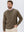 Heather Brushed Rib Knit Crewneck Sweatshirt