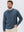 Heather Brushed Rib Knit Crewneck Sweatshirt