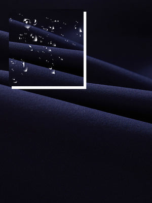Nylon Blend Water Resistant Windbreaker Jacket