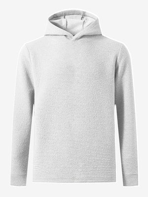 Texture Heather Cozy Hoodies Pullover