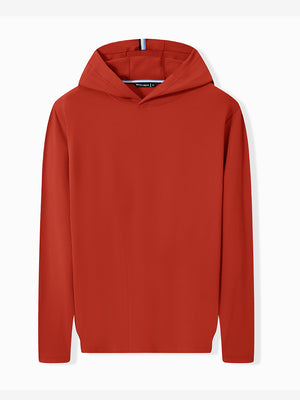 Vertical Stripes Ribbed Knit Hoodies Sweatshirt