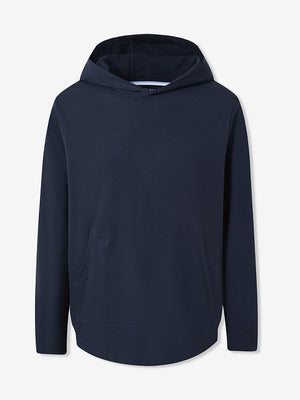 Stretch Ultra-Comfy Heather Brushed Rib Knit Hoodie