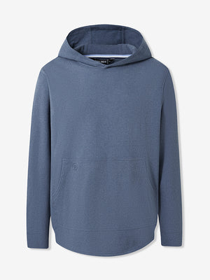 Stretch Ultra-Comfy Heather Brushed Rib Knit Hoodie