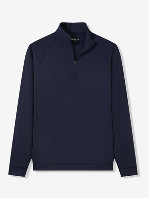 4 Way Stretch Nylon Brushed Quarter Zip Sweatshirts