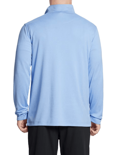Quarter Zip Golf Pullover Men Slim Fit Long Sleeve Performance Wicking Raglan Mock Neck Men's Athletic Sweatshirts