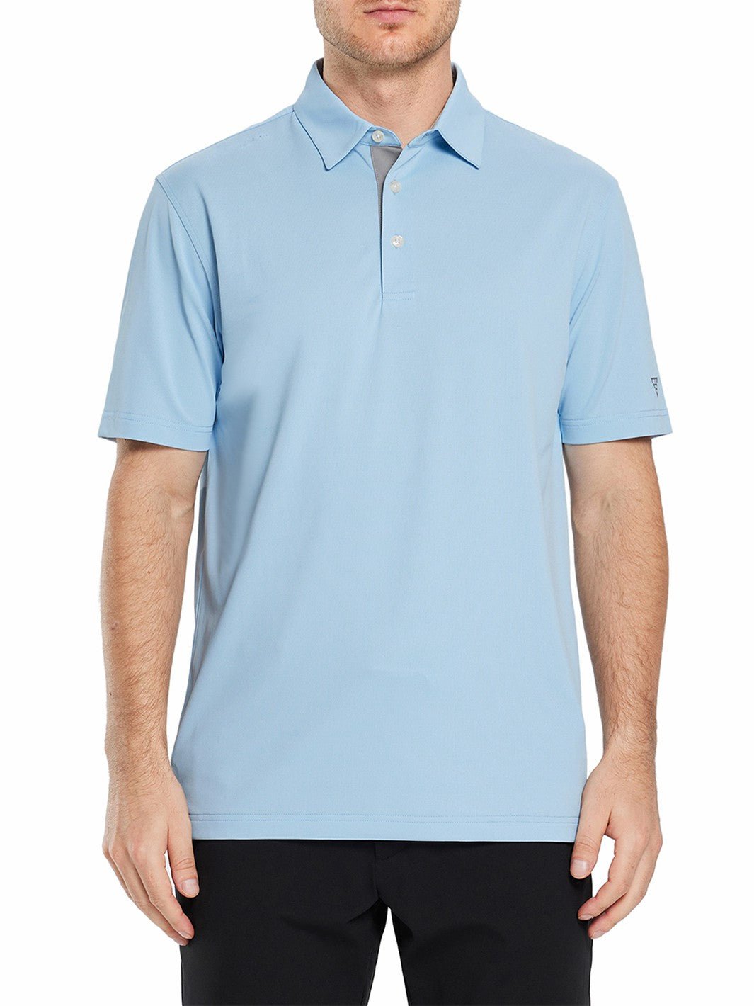 Solid Pique Moisture Wicking Dry Fit Golf Polo Shirts for Men